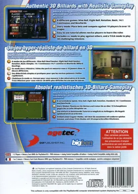 Simple 2000 Series Vol. 14 - The Billiard (Japan) box cover back